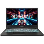 Laptop Gaming Gigabyte G5 KD-52EE123SD 15.6 inch FHD, Intel Core i5-11400H, 16GB RAM, 512GB SSD, nVidia GeForce RTX 3060 6GB, Free DOS, Negru