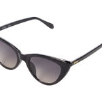 Guess, Ochelari de soare cat-eye cu logo, Negru, 52-20-145