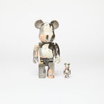 Medicom Toy BE@RBRICK Toshusai Sharaku Ichikawa Omezo 100% & 400% Set Grey, Medicom Toy