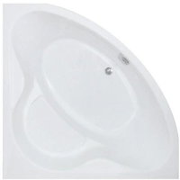 Cadă pe colţ simetrică Belform Equilibra 120x120x62 cm acril alb 27CB0007