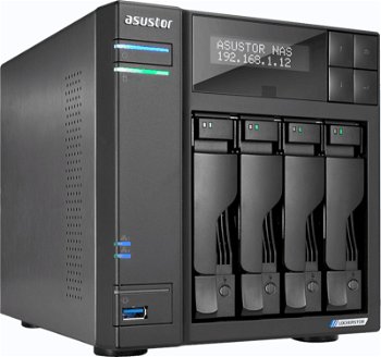 Network Attached Storage Asustor LOCKERSTOR 4 AS6604T, 4 Bay, Intel Celeron® J4125 2 GHz, 4GB DDR4