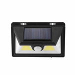 Lampa Solara Klausstech, Senzor De Miscare, Waterproof, Acumulator 1200 Mah, Temperatura Culoare 5500 K, Unghi Iluminare 120°, Lumina Led, Panou Solar 0,55 W/5,5 V, Design Ergonomic, Negru, KlaussTech