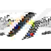 Videointerfon pentru o familie ARCUS ORNO OR-VID-JS-1053/W, color, monitor ultra-plat LCD 7inch, control automat al portilor, 9 sonerii, infrarosu, deschidere cu ajutorul etichetelor de proximitate, alb/negru, Orno