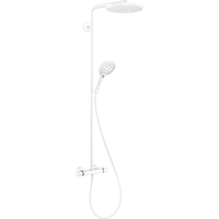 Sistem de dus cu baterie termostatata, alb mat, Hansgrohe Raindance Select S 240 Sistem de dus cu baterie termostatata, alb mat, Hansgrohe Raindance Select S 240