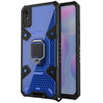 Husa Spate Upzz Techsuit Honeycomb Armor Cu Inel Metalic Compatibila Cu Xiaomi Redmi 9a Albastru