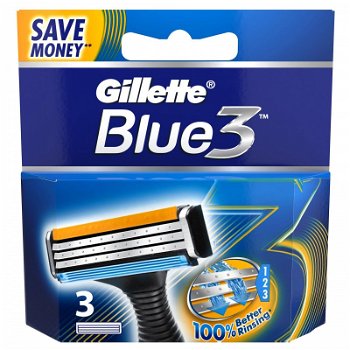 Aparat de barbierit Rezerva aparat de ras Gillette Blue3 3 buc, GILLETTE