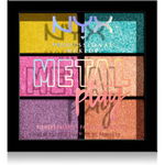 NYX Professional Makeup Metal Play fard de ploape de nuanta aurie