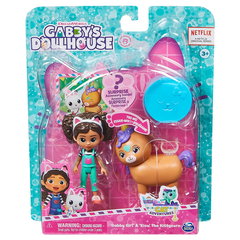 Set figurine Gabbys Dollhouse - Gabby si Kico