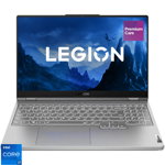 Laptop Lenovo Gaming 15.6'' Legion 5 15IAH7H, FHD IPS 165Hz G-Sync, Procesor Intel® Core™ i7-12700H (24M Cache, up to 4.70 GHz), 16GB DDR5, 512GB SSD, GeForce RTX 3070 8GB, No OS, Cloud Grey, 3Yr Onsite Premium Care