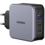 Incarcator de retea UGREEN CD289 Power Charger, 2x USB-C, 1x USB-A, GaN, 140W, 2m Cable (Silver)