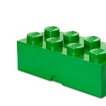 Cutie depozitare Lego 2x4 verde inchis 