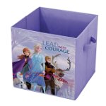 Cutie pentru depozitare jucarii, Frozen Violet, L32xl32xH32 cm