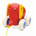 Viking Toys Jucărie care trage Elefant, 25cm, 1320 Default Title / Rosu, KAEDRA EOOD
