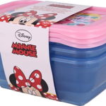 Minnie Mouse Minnie Mouse - Set recipiente pentru alimente 540 ml (3 buc.), Minnie Mouse