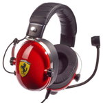 Casti Gaming Thrustmaster T.RACING Scuderia Ferrari Edition pentru PlayStation 4, Xbox, PC (Negru/Rosu), Thrustmaster