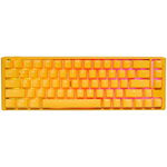 Tastatura gaming Ducky One 3 Yellow SF, iluminare RGB, switch-uri MX-Brown, Galben, DUCKY