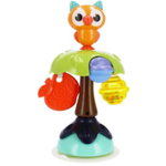 Bam-Bam Suction Cup Toy jucărie cu activități cu ventuză 6m+ Owl 1 buc, Bam-Bam
