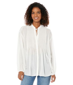 Imbracaminte Femei Vince Camuto Drop Shoulder Blouse with Pin Tucks New Ivory, Vince Camuto