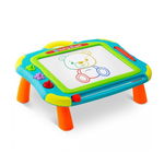 Masuta cu tabla magnetica pentru desenat cu accesorii incluse Ricokids 772201 - Albastru