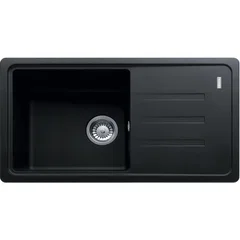 Chiuvetă bucătărie fragranit 1 cuvă Franke BSG 611 41.5x78 cm cu picurător negru reversibilă