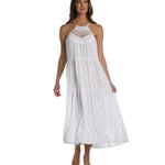 Imbracaminte Femei La Blanca Coastal Covers High Neck Dress White, La Blanca