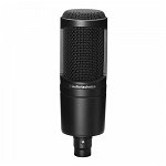 Audio-Technica AT2020 Microfon XLR de studio + AT8458a suport anti-soc pentru microfon