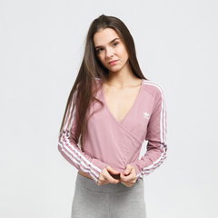 adidas Originals Cropped Long Sleeve Tee Magic Mauve, adidas Originals