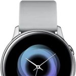 Smartwatch Samsung Galaxy Watch Active, Procesor Dual-Core 1.15GHz, Super AMOLED 1.1", 750MB RAM, 4GB Flash, Bluetooth, Wi-Fi, Tizen (Argintiu)