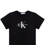 Calvin Klein Jeans Tricou Monogram Logo IU0IU00068 Negru Regular Fit