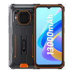 Telefon mobil Blackview BV6200 Pro Orange, 4G, IPS 6.56", Boxa 3W, 10 GB RAM (6+4GB RAM), 128GB ROM, Android 13, Helio P35, NFC, 13000mAh, Dual SIM