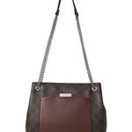 Genti Femei Nine West Canbury Convertible Shoulder Brown Logo Multi, Nine West