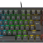 Tastatura gaming mecanica Genesis Thor 300 RGB, iluminare RGB, Negru