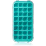 Lékué Industrial Ice Cube Tray with Lid formă din silicon pentru gheață culoare Turquoise 1 buc, Lékué