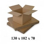 Cutie carton 130 x 102 x 70 mm, natur, 5 straturi CO5, 690 g/mp, 