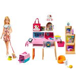 Barbie Set De Joaca Magazin Accesorii Animalute