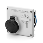Priza interblocabila\n16A 3P+E 5h 600-690V 50Hz 60Hz 136X125MM terminal cu surub Cu interblocaj mecanic, Scame