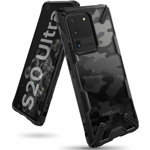 Husa Samsung Galaxy S20 Ultra Ringke FUSION X Design Negru Camuflaj, 1
