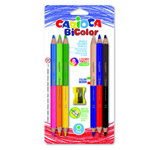 Creioane Bi-color 6/set, Carioca