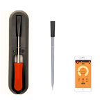 Termometru Smart pentru cuptor   grill, metalic, conexiune Bluetooth, aplicatie pe telefon, multiple moduri de utilizare, precizie ridicata, baterie AAA