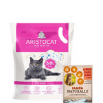 ARISTOCAT Nisip din silicon pentru litiera pisicilor, silica fara miros 4 x 3.8 L+ IAMS Naturally hrana umeda pentru pisici 3x85 g GRATIS
