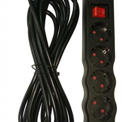Prelungitor cu 5 prize si USB Spacer PP-5-18B-USB, 1.8m, 3500W, 2x USB 2.1A