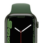 Apple Watch S7 GPS 41 Green Aluminium Clover Sport, apple