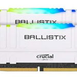 Memorie Crucial Ballistix RGB 16GB (2x8GB) DDR4 3200MHz CL16 White Dual Channel Kit