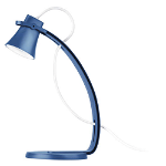 Lampa led birou albastra George, cu incarcare cu cablu, 2.4 W, lumina naturala, Emos