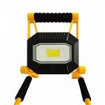 
Proiector LED Portabil Reincarcabil, 20 W, 1400 lm, IP65, Well
