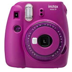Instax 16632922 Mini 9 Clear Camera, Purple, 11.9 cm*6.1 cm*10.6 cm