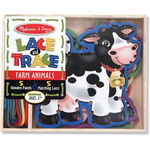 Joc Cu Sireturi - Animale De La Ferma Melissa&Doug 3781, Melissa & Doug