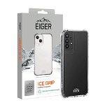 Protectie Spate Eiger Ice Grip compatibila cu Samsung Galaxy A53 5G (Transparent), Eiger