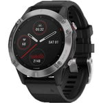 Garmin Fenix 6 Silver, Black band