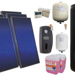 Pachet solar premium, presurizat, 5x panou plan Sunsystem PК SL FP 2.0, Boiler cu 2 serpentine Fornello SOL 500 LT 2S, controller, vas expansiune solar, vas expansiune sanitar, grup pompare Fornello (pompa OHI), aerisitor 1/2, antigel